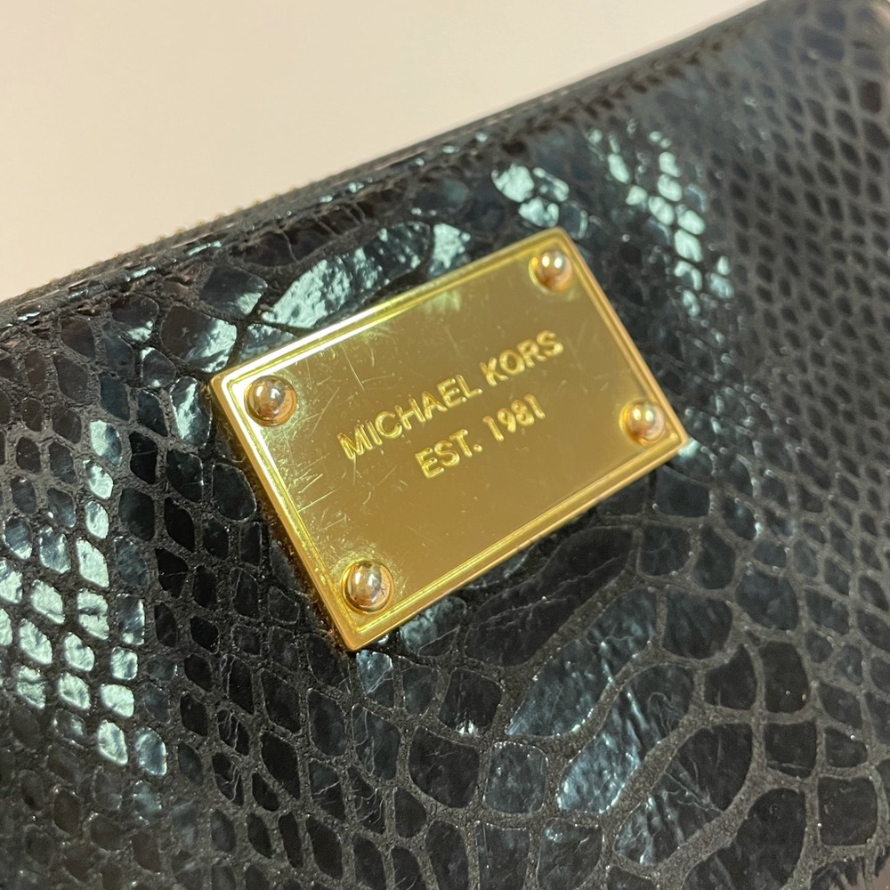 Michael Kors Black Python Wallet - image 6